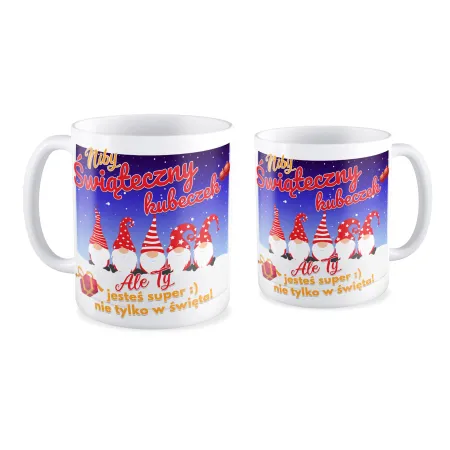 Kubek BOŻE NARODZENIE Niby świąteczny kubeczek